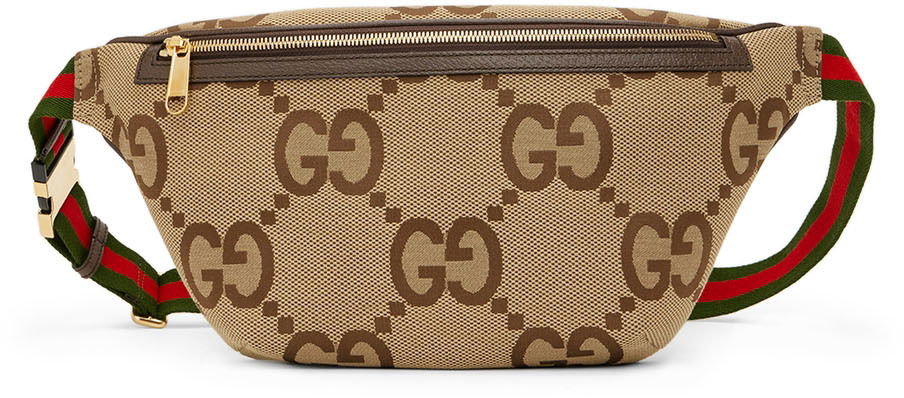 Ľadvinka Gucci Jumbo GG Belt Bag Béžová | 696031 UKMDG, 0