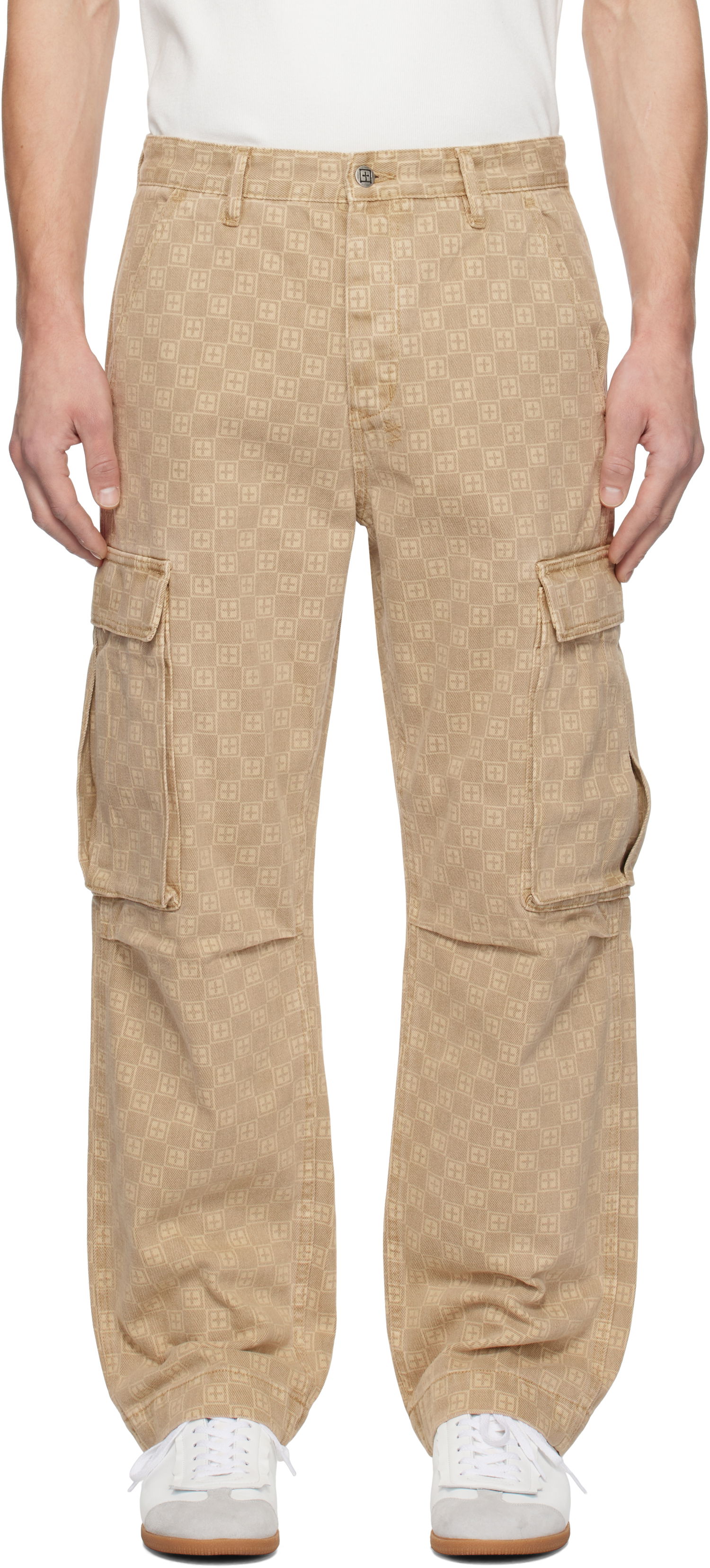 Cargo nohavice Ksubi Box Fugitive Cargo Pants Béžová | MPS25PA001, 0