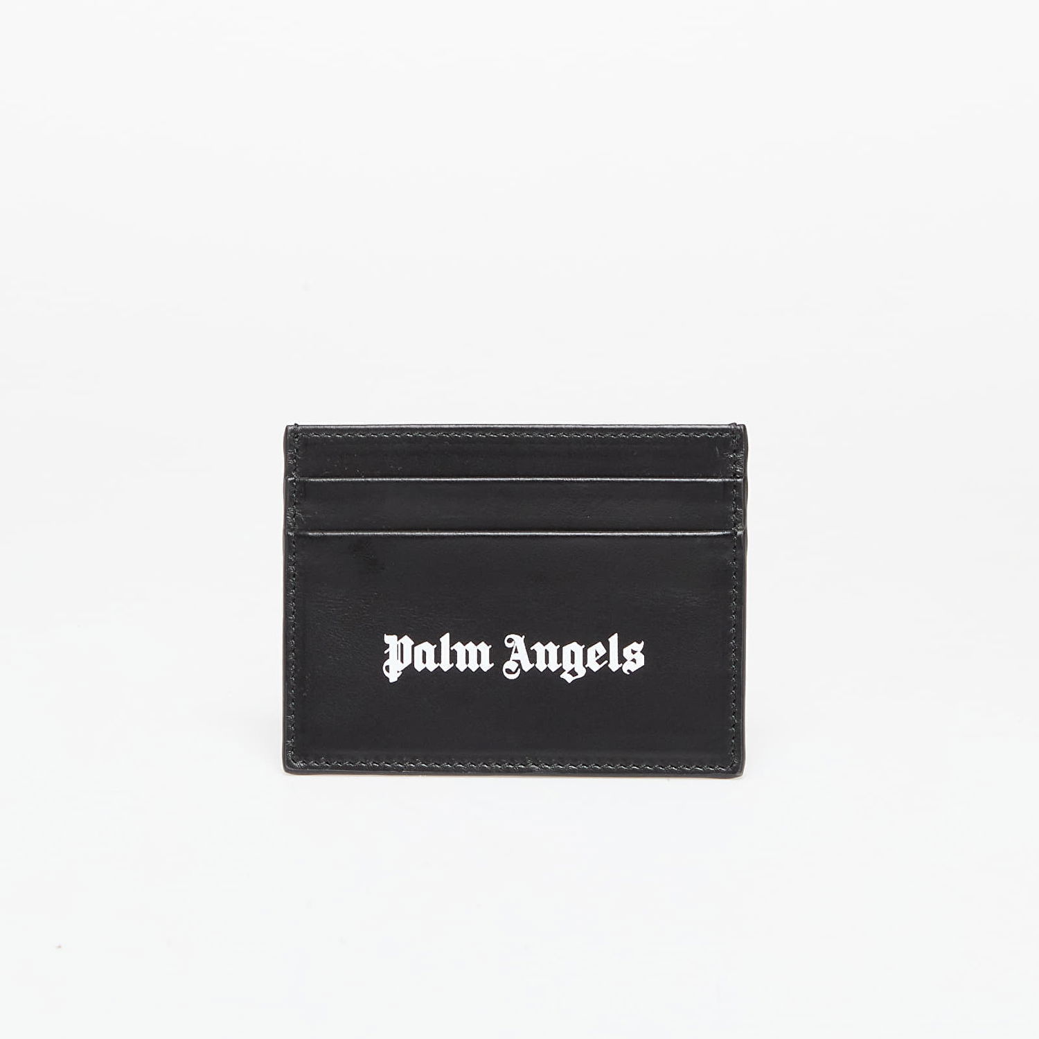 Peňaženka Palm Angels Classic Logo Card Holder Black/ White Universal Čierna | PMND017C99LEA0021001, 0