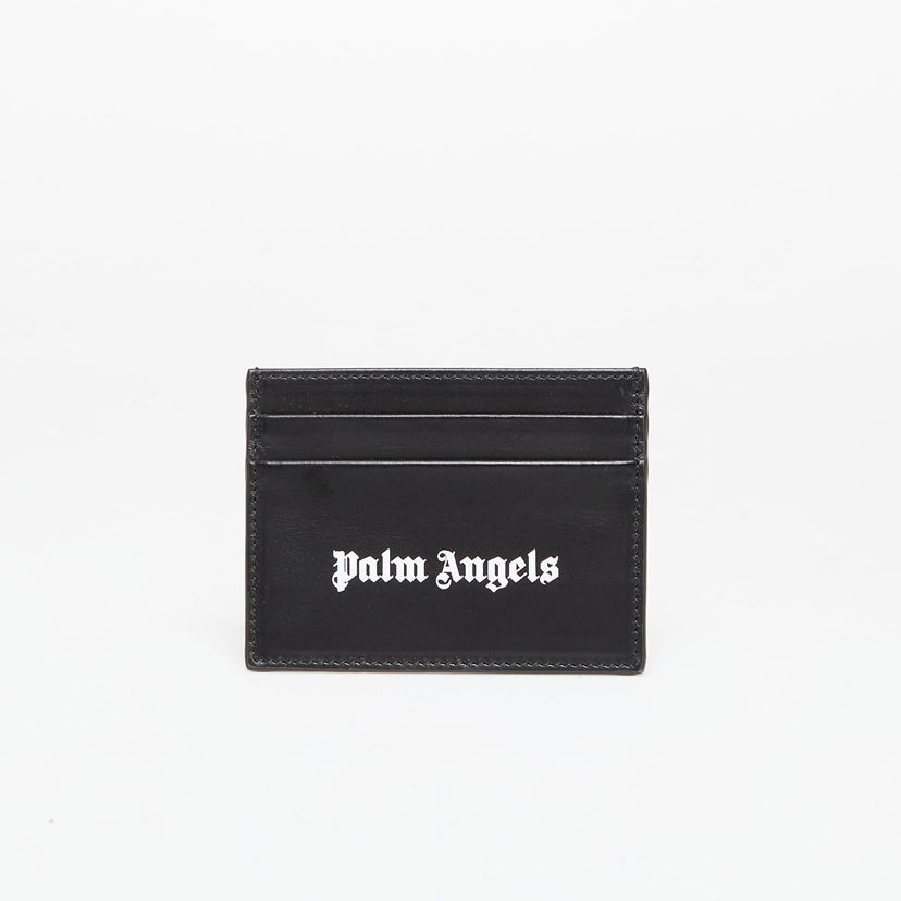 Peňaženka Palm Angels Classic Logo Card Holder Black/ White Universal Čierna | PMND017C99LEA0021001