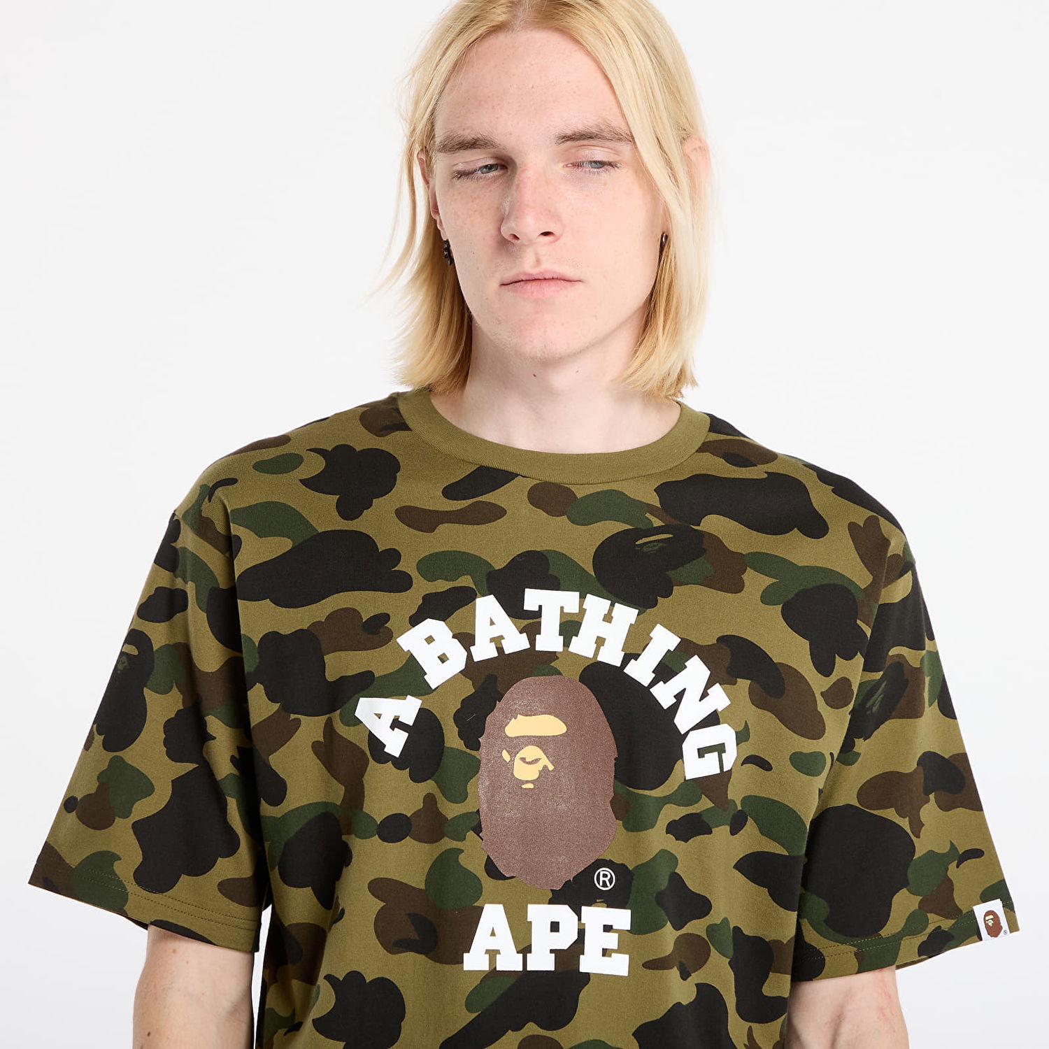 Tričko BAPE 1St Camo College Tee XXL Rôznofarebný | 001CSL801008MGRN, 1
