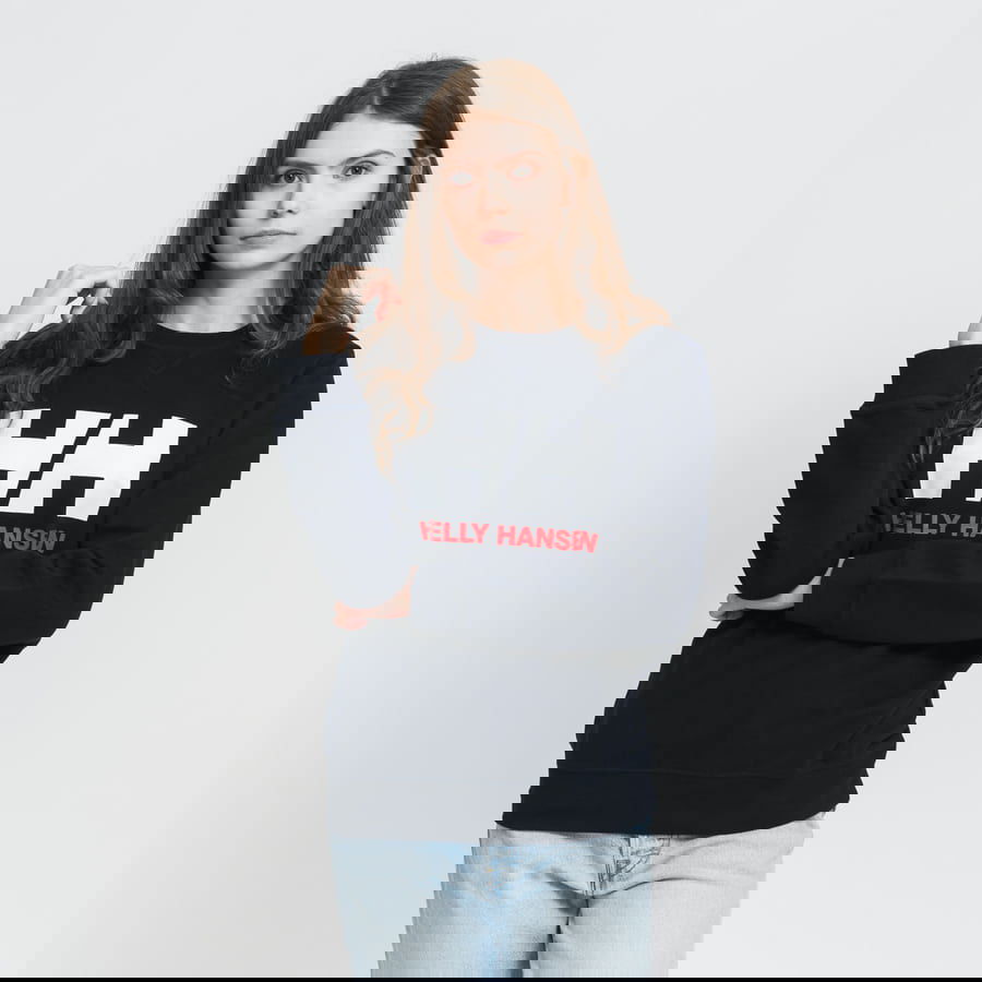 Mikina Helly Hansen Logo Crew Sweat Navy | 34003 597, 0