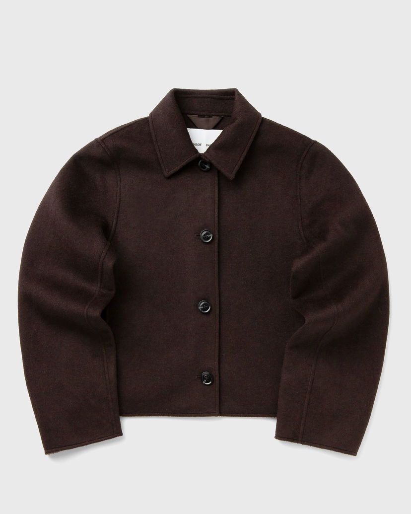 Bunda Samsoe Samsoe Saholly Cropped Jacket Hnedá | F25300160-191111TCX