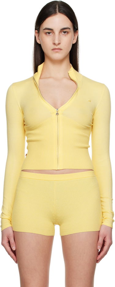 Sveter Miaou Miaou Vlad Zip-Up Sweater Žltá | 7199SK1BUT, 0