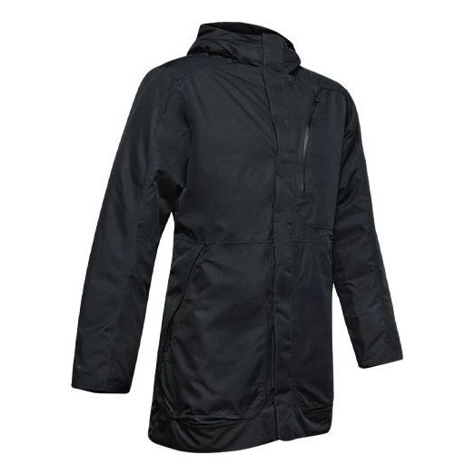 Vetrovka Under Armour Project Rock Unstoppable Waterproof Down Parka Čierna | 1346093-001, 0