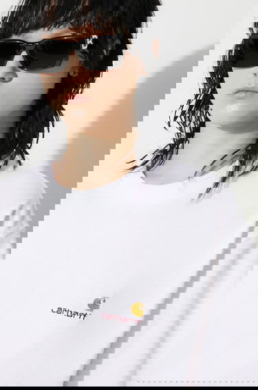 Tričko Carhartt WIP S/S American Script T-Shirt Čierna | I032218.02XX, 4