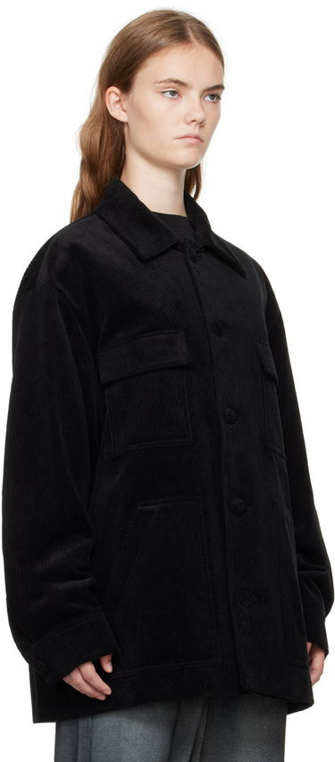 Bunda We11done We11done Four-Pocket Corduroy Jacket Čierna | WD-JP2-24-054-U-BK, 1