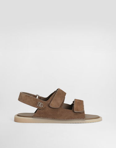 Doplnky Dolce & Gabbana Dolce & Gabbana Suede Sandals Hnedá | A80492AT44180024, 0