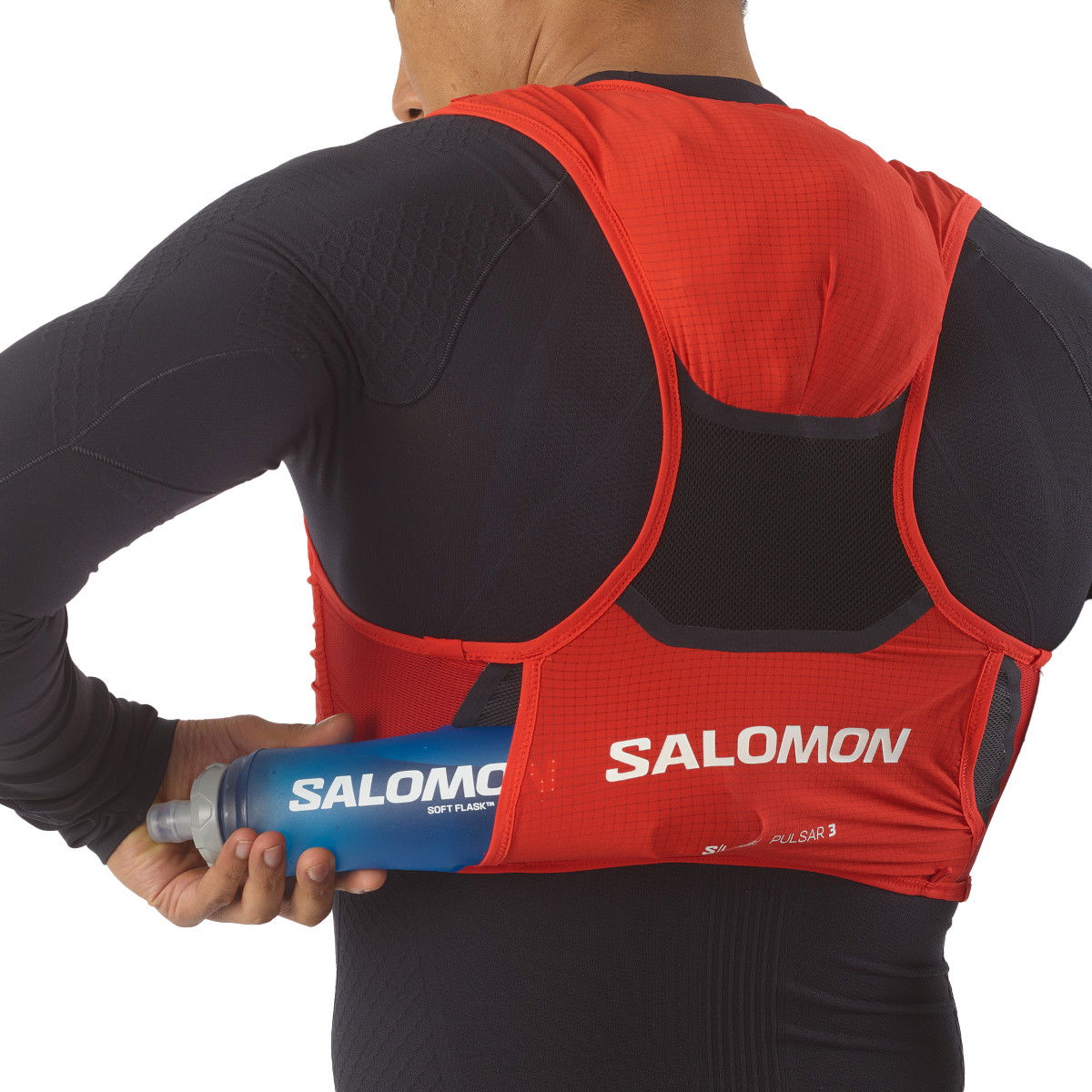 Vesta Salomon S/LAB PULSAR 3 Hydration Vest Červená | lc2096100, 1