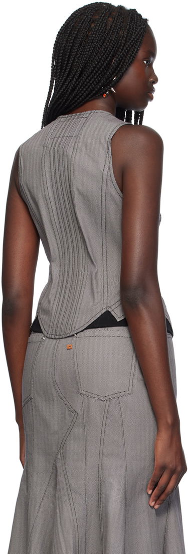 Tielko Miaou Miaou Dolly Corset Top Šedá | 7146HBTHYP, 2