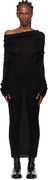 Ann Demeulemeester Barbro Dropped Shoulder Knitted Midi Dress