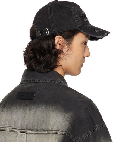 Šiltovka Feng Chen Wang Feng Chen Wang Denim Baseball Cap Čierna | FUS19AC02, 4