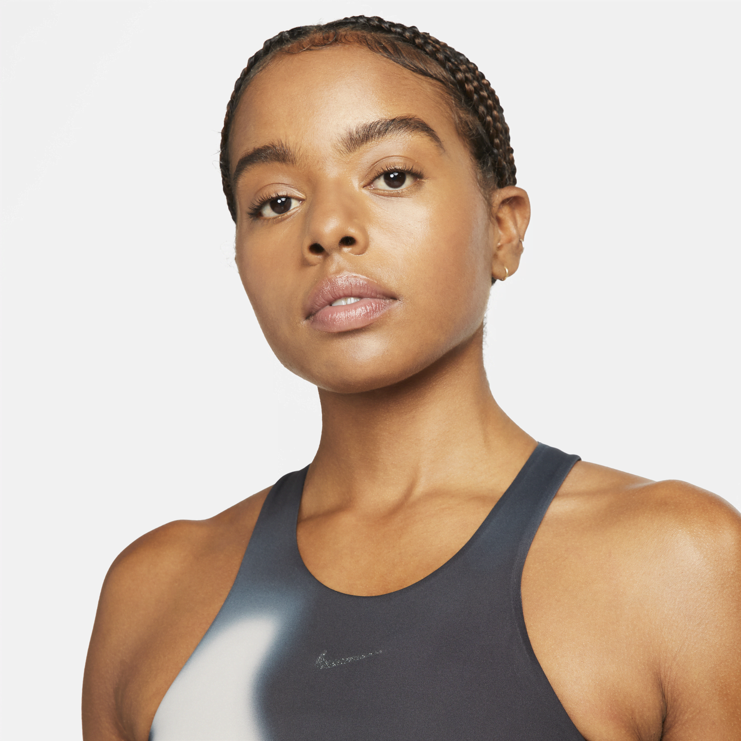 Podprsenka Nike Yoga Swoosh Šedá | DM0647-070, 1