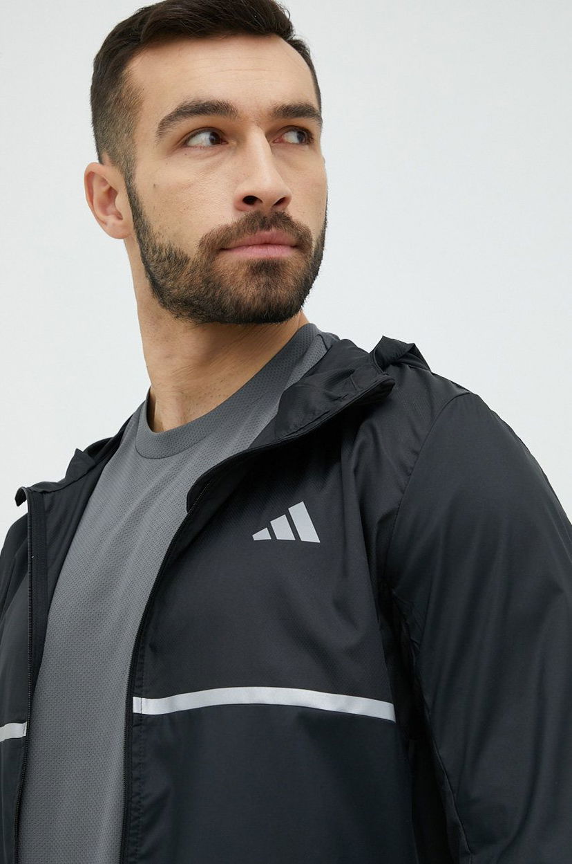 Vetrovka adidas Performance Own the Run Performance Running Jacket Čierna | HM8435