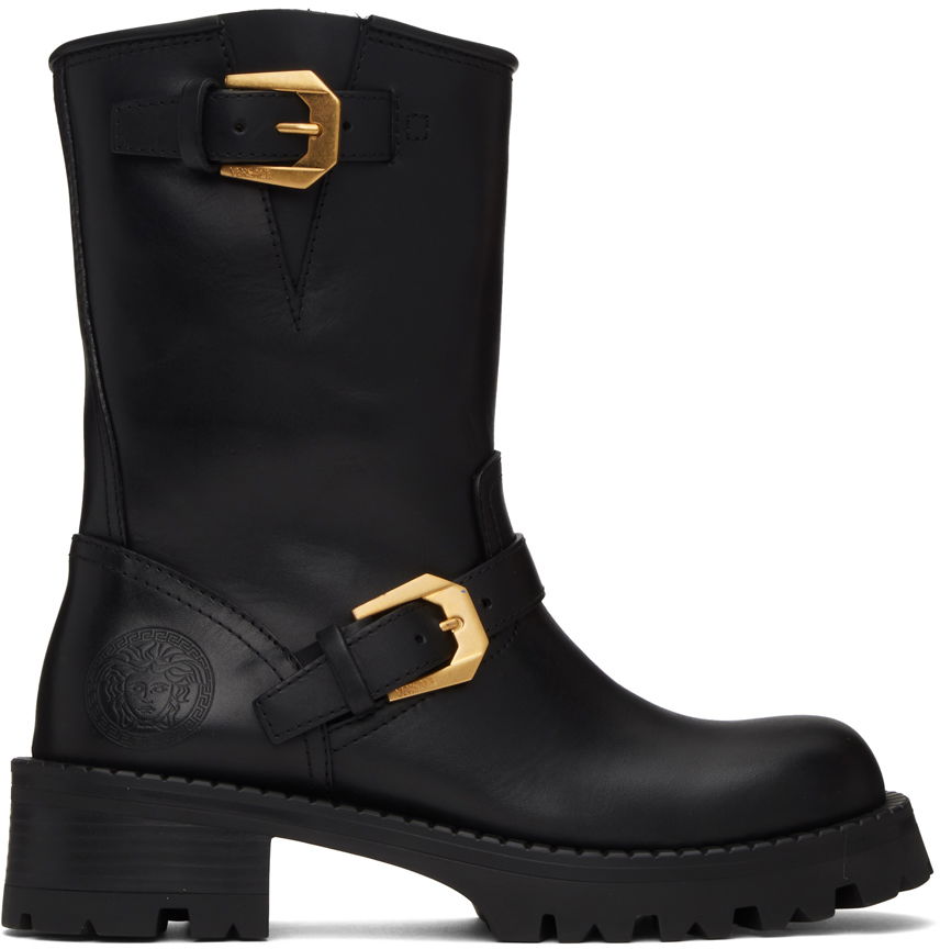 Tenisky a topánky Versace Buckled Boots Čierna | 1012491_1A02254_1B00V, 0