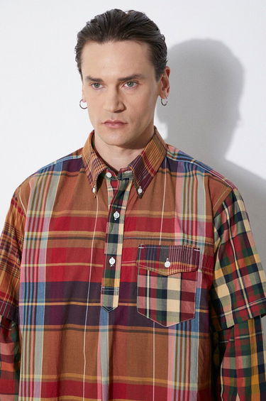 Košeľa Engineered Garments Engineered Garments Popover BD Relaxed Fit Button-Down Shirt Rôznofarebný | OR013.ES060, 4