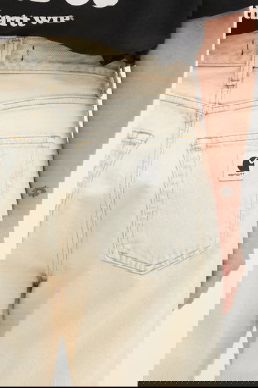 Džínsy Carhartt WIP Noxon High Waist Wide Leg Jeans Béžová | I031920.01SN, 3