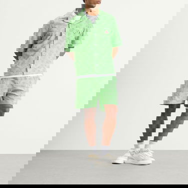 Šortky Casablanca Towelling Monogram Shorts Zelené | M-SP26-JTR-271-01, 4