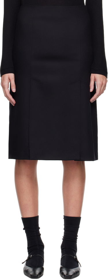 Sukňa Loulou de Saison Loulou de Saison Helmi Midi Skirt Čierna | HELMI, 0