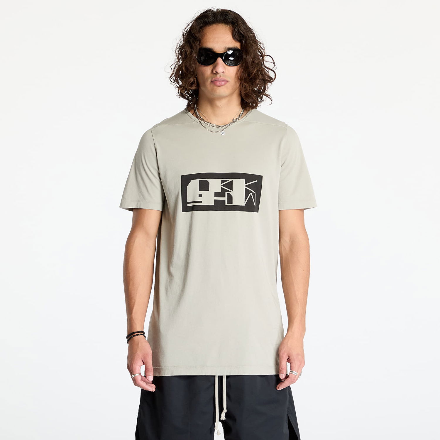 Tričko Rick Owens DRKSHDW Knit Level T-Shirt Béžová | DU02D2250 RNEP2P 0809, 0