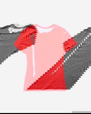 Tričko Ottolinger Cut Out T-Shirt Červená | 11510401501 RED, 2