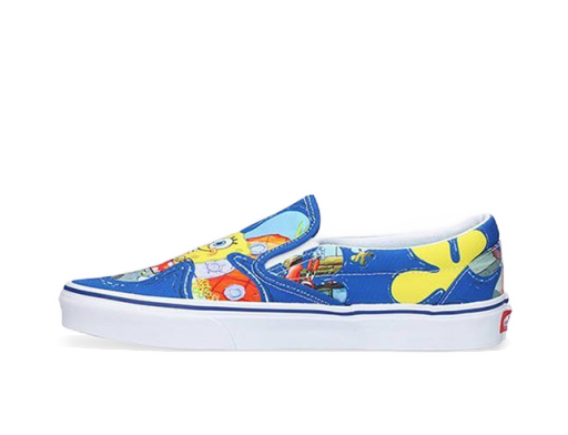 Tenisky a topánky Vans SpongeBob Classic Slip-On Modrá | VN0A33TBYZ1