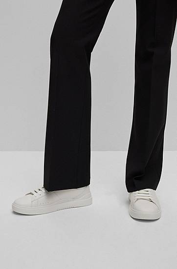 Oblečenie BOSS HUGO Cupsole Leather Biela | 50499253, 1