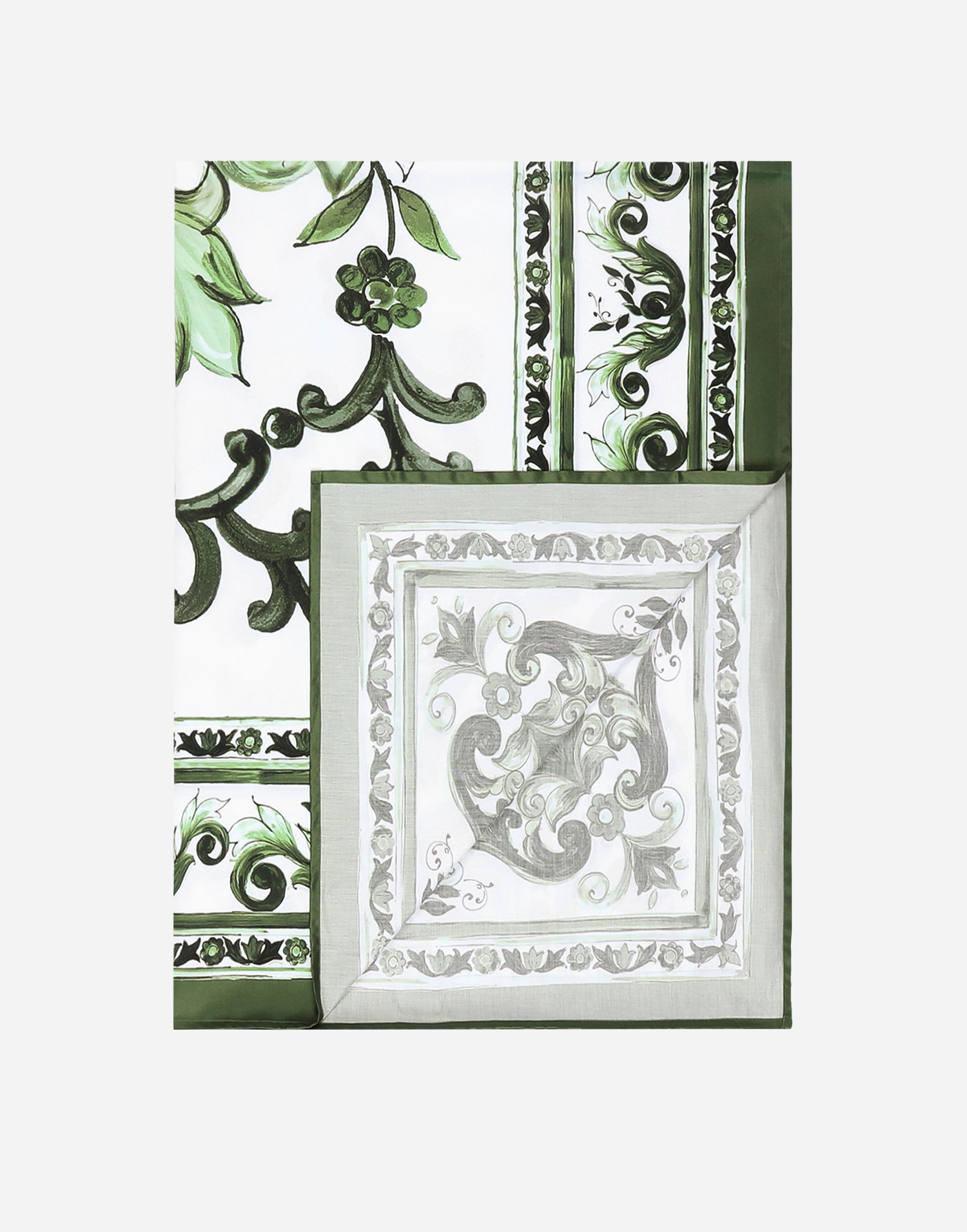 Šál Dolce & Gabbana Dolce & Gabbana Cotton Sateen Fitted Sheet Zelené | TCE048TCAKFUV011, 1