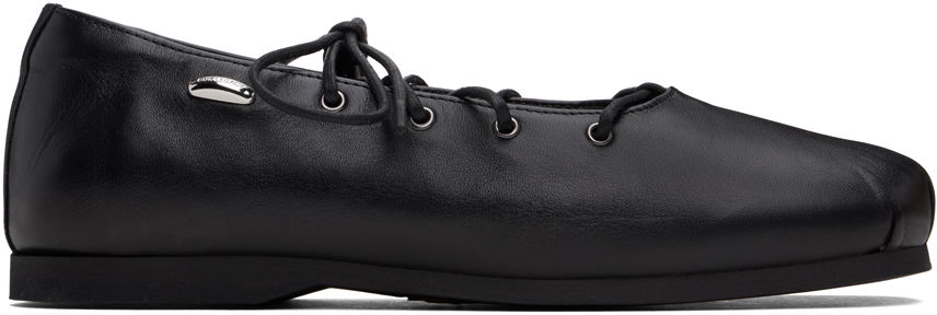 Laced Slip In Ballerina Flats