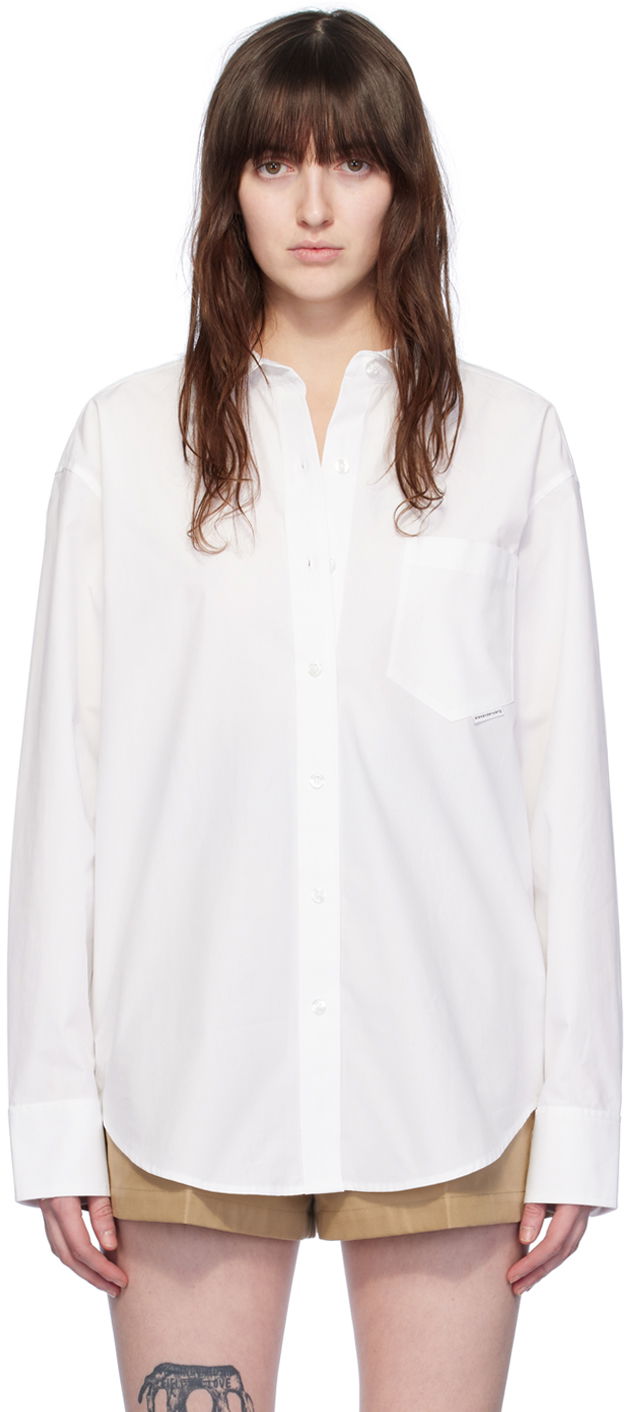 Košeľa Alexander Wang Pocket Shirt Biela | 4WC2241482, 0