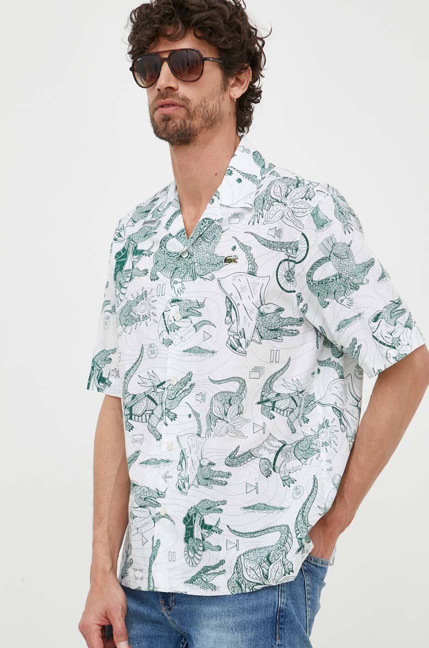 Košeľa Lacoste x Netflix Printed Shirt Rôznofarebný | CH9323, 0