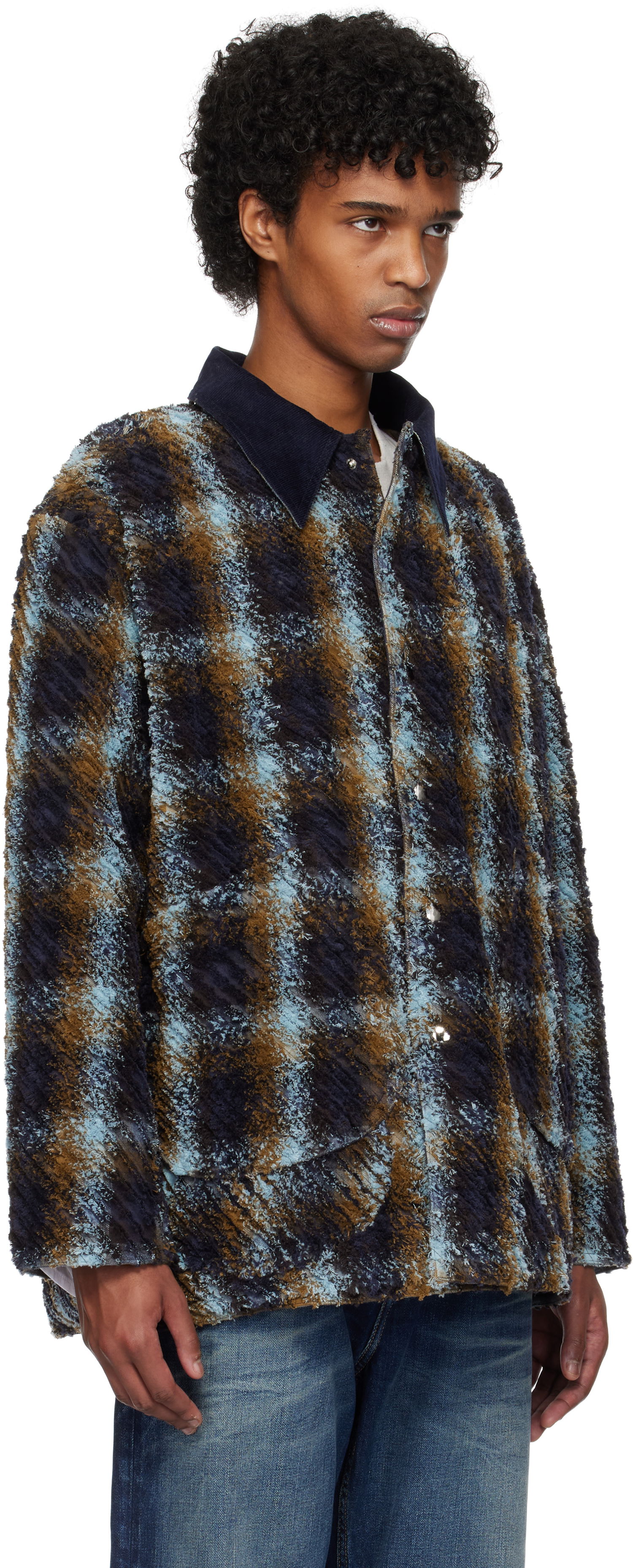 Bunda Collina Strada Collina Strada Plaid Fleece Stable Jacket Rôznofarebný | XX5007, 1