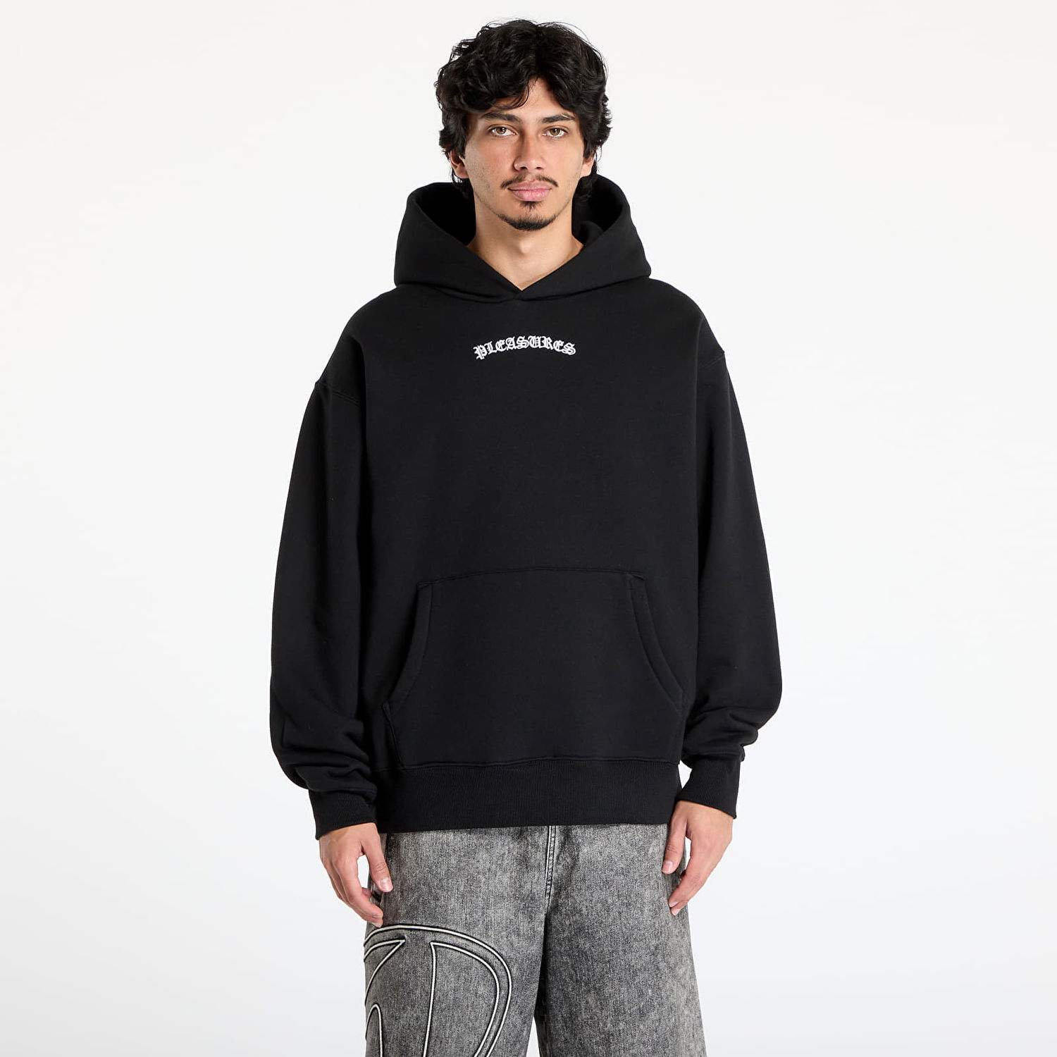 Mikina Pleasures PLEASURES Neural Hoodie Čierna | P25SU010 BLACK, 0