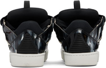 Tenisky a topánky LANVIN Black Curb Leather Sparkles Sneakers Čierna | FU-SKDK12-GLEO-E25, 1
