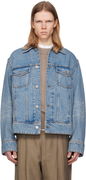 AMI Paris Cotton Denim Trucker Jacket