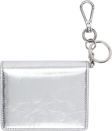 Kľúčenka Acne Studios Acne Studios Folded Leather Wallet Keychain Metalická | CG0285-, 1