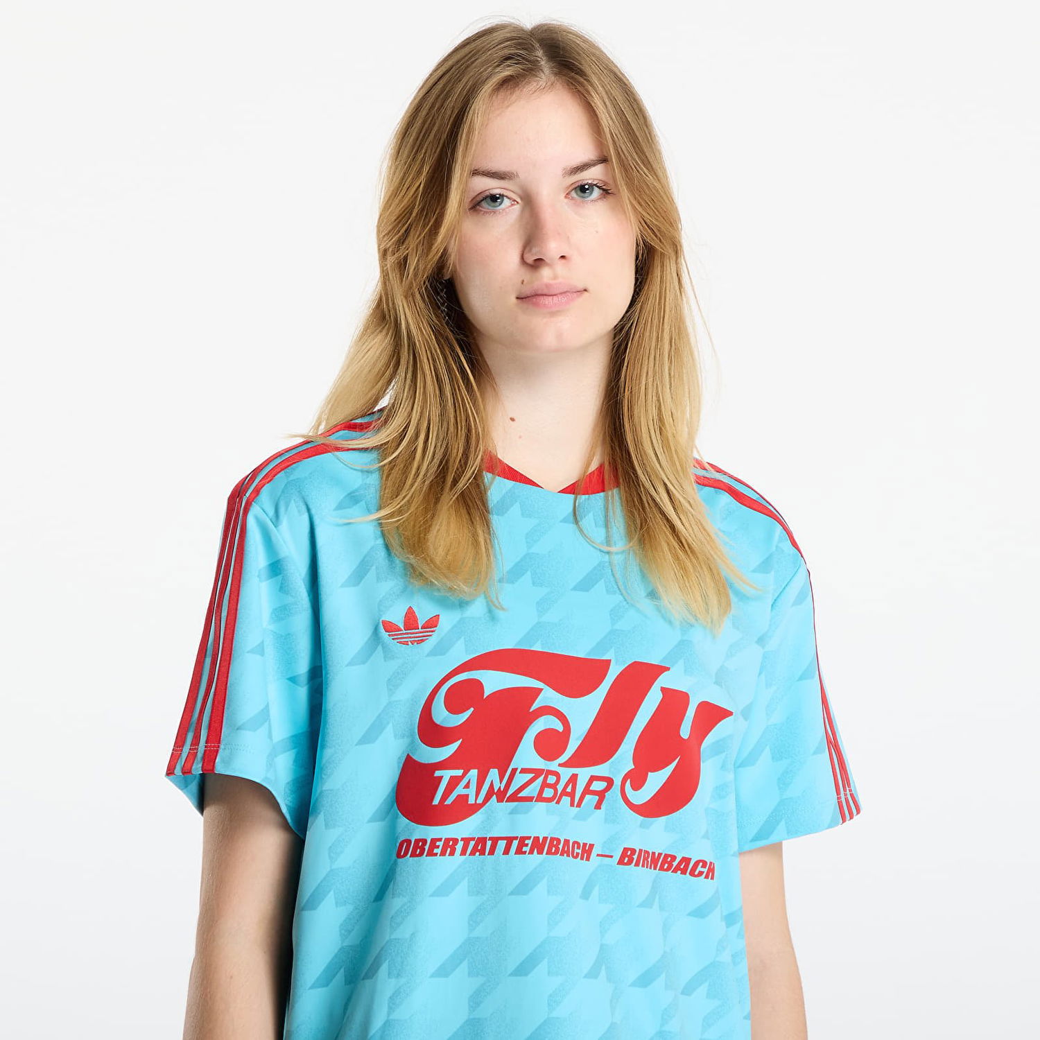 Dres adidas Performance Allover Print Graphic Football Jersey Tyrkysová | JW2771, 1