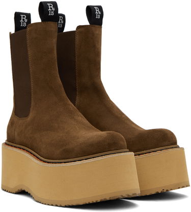 Oblečenie R13 R13 Double Stack Chelsea Boots Hnedá | R13S0245-07, 3