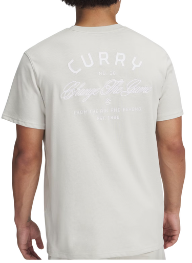 Tričko Under Armour Curry HW Verbiage T-Shirt Biela | 1390405-110, 2