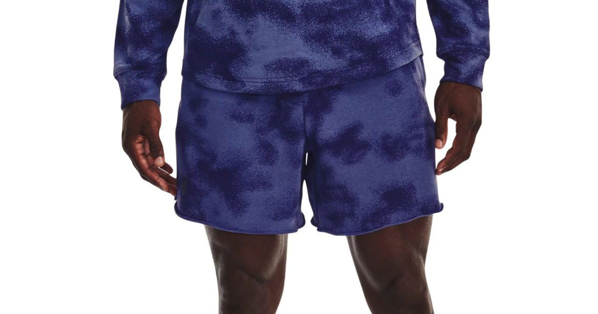 Šortky Under Armour Rival Terry 6in Shorts Fialová | 1377578-468, 1
