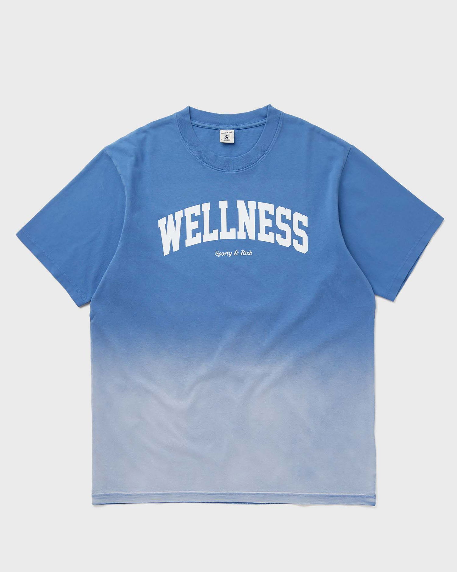 Tričko Sporty & Rich Dip Dye Wellness Ivy T-Shirt Modrá | TO042S413WB, 0