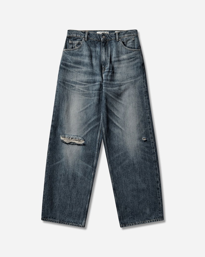 Džínsy OUR LEGACY Vast Cut Road Worn Rope Twill Jeans Modrá | M4255VR 001