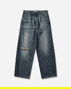 Vast Cut Road Worn Rope Twill Jeans