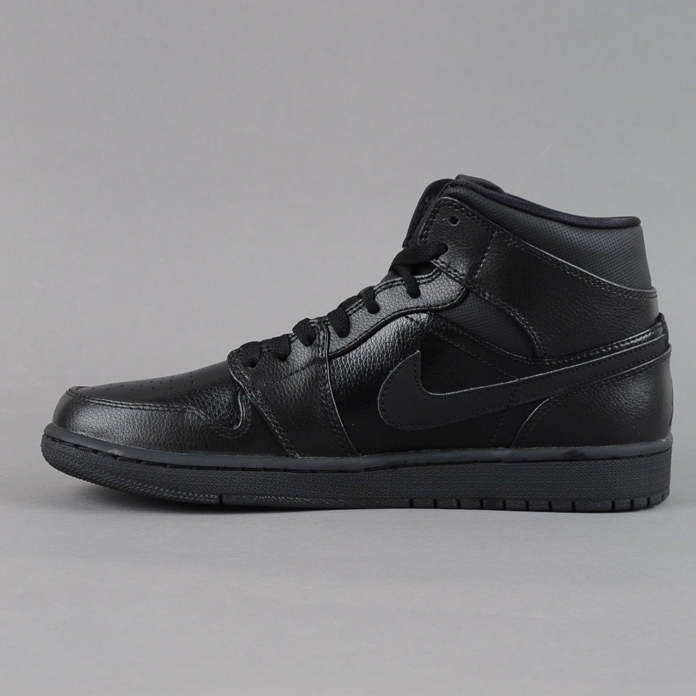 Tenisky a topánky Jordan Air Jordan 1 Mid "Black" Čierna | 554724-030, 0