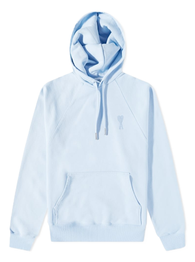 Mikina AMI Tonal Small A Heart Popover Hoody Modrá | USW204-747-464