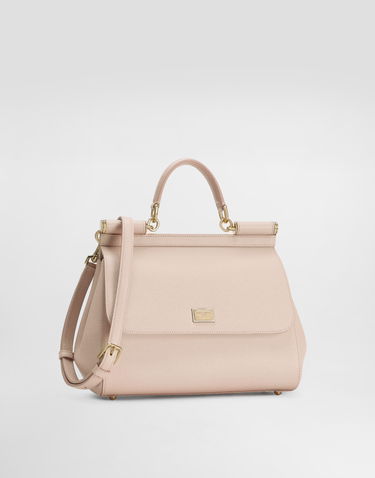 Kabelka Dolce & Gabbana Dolce & Gabbana Dauphine Leather Top Handle Bag Ružová | BB6002B100180414, 2