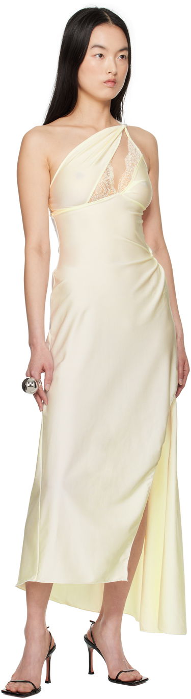Šaty Coperni Coperni Asymmetric Maxi Dress Žltá | COPR135F5001, 3