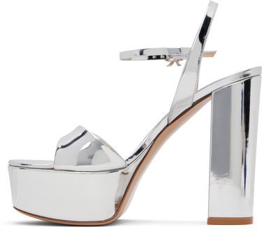 Tenisky a topánky Gianvito Rossi Marlena Platform Heeled Sandals Metalická | G32688-85RIC-MET, 2