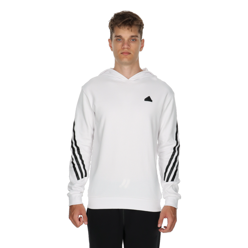Mikina adidas Originals FUTURE ICONS 3-Stripes Hoodie Biela | IC6720