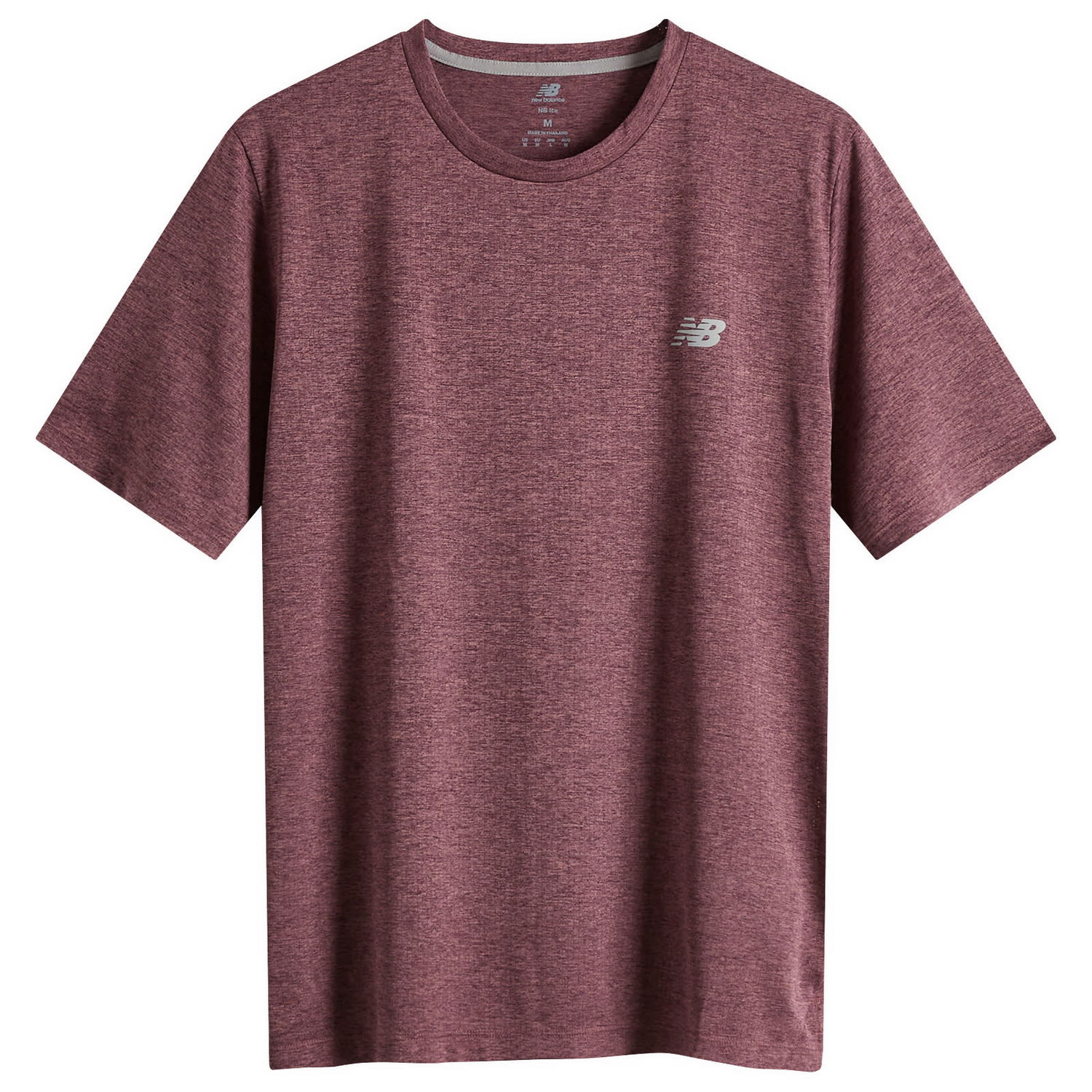 Tričko New Balance Athletic T-Shirt Vínová | MT41253-FDP, 0